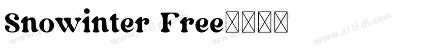 Snowinter Free字体转换